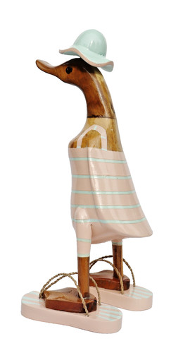 Deko ente holz laufente - ente,