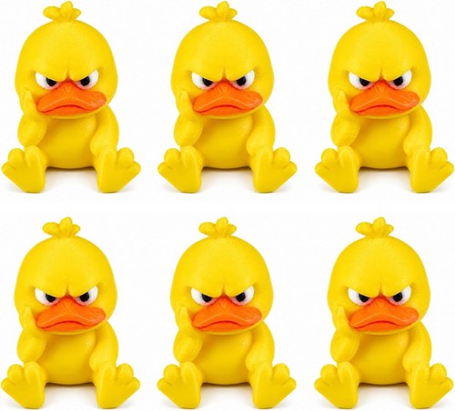 Druck wütende ente figur - 3d,