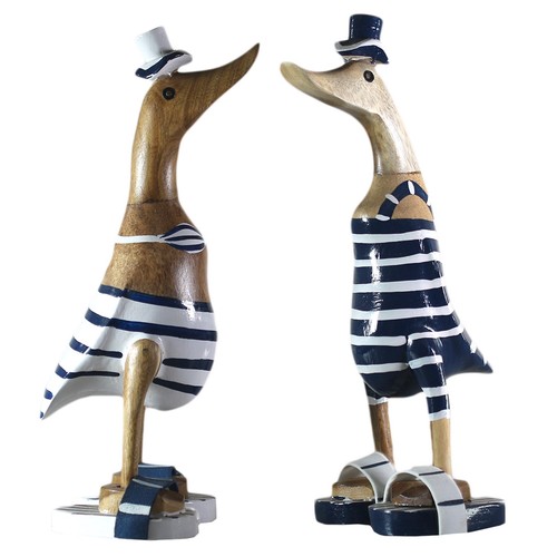 Holz ente lauf - lauf,