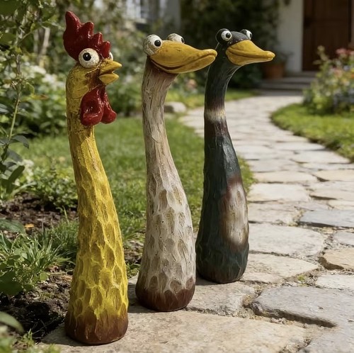 3er set deko - deko, ente