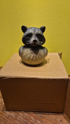 Deko ente waschbär - ente, optik