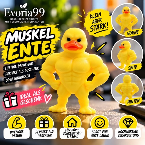 Evoria99 muskel ente figur - ente,