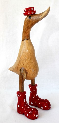 Ente aus holz mit - holz, cm
