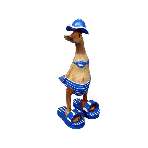 Dekofigur bade ente bikini - bade-ente, im