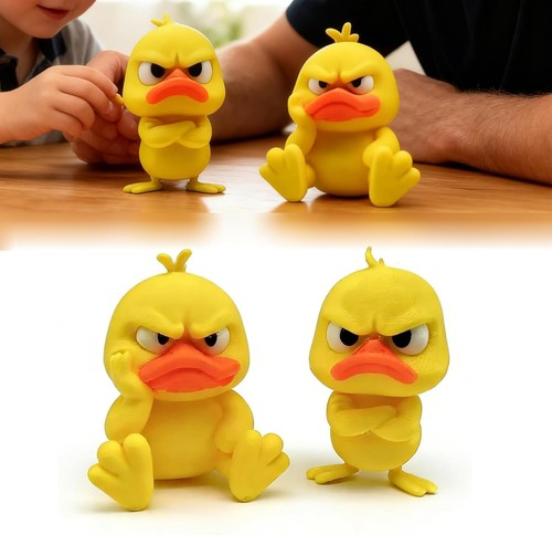 Druck wütende ente figur - wütende,