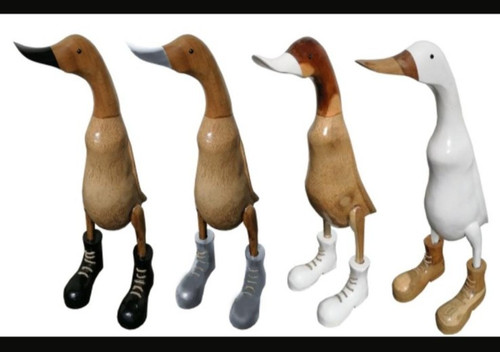 Ente laufente mit - laufente, stiefel