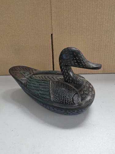 Vintage holz ente dose - vintage,
