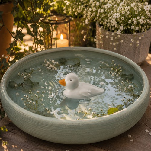 Teichdeko ente dekofigur - ente,