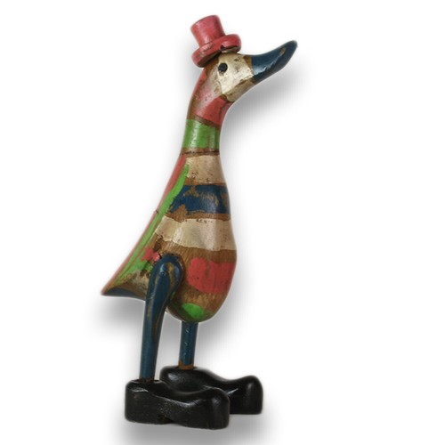 Holz ente lauf gartendeko - holz,