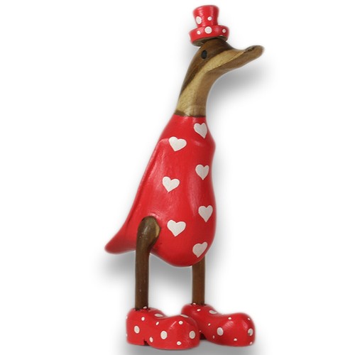 Holz ente lauf gartendeko - holz,