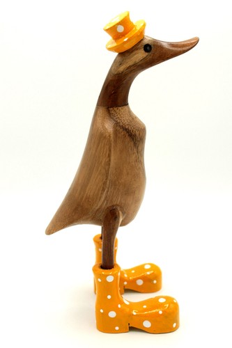 Ente aus holz mit - aus,