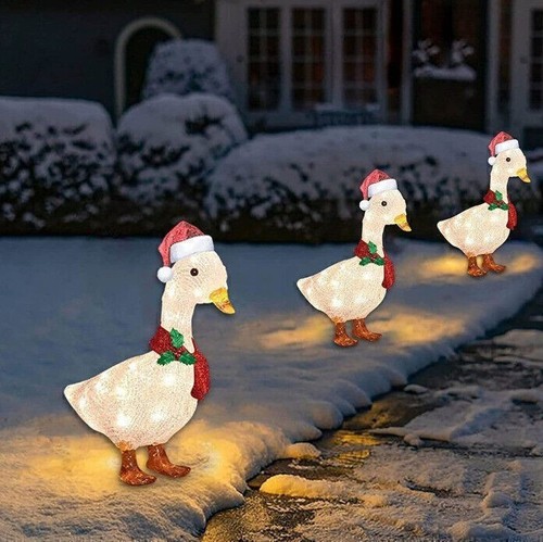 Led weihnachtsfigur ente - x,