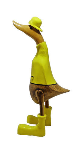 Deko ente holz laufente - ente,