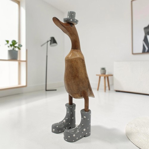 Ente aus holz mit - aus,