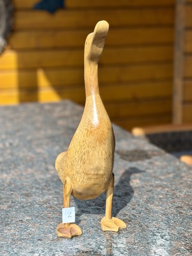 Ente aus holz deko - ente,